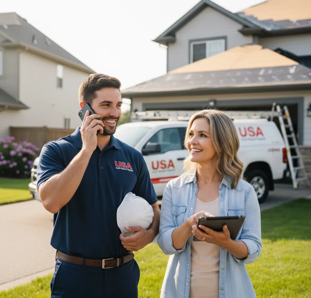 USA Roof Repair Experts customer support in North Fond Du Lac